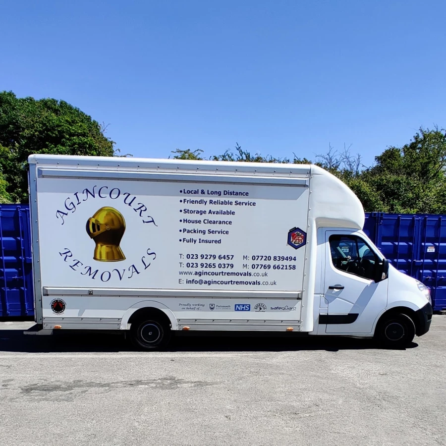 Agincourt Removals branded vehicle