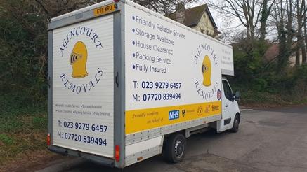 Agincourt Removals large vehicle